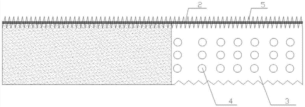 Earthwork standard room and fiber blanket combined side slope ecological protection method and structure