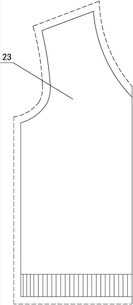 Clothing original number FUD fur sewing design cutting method