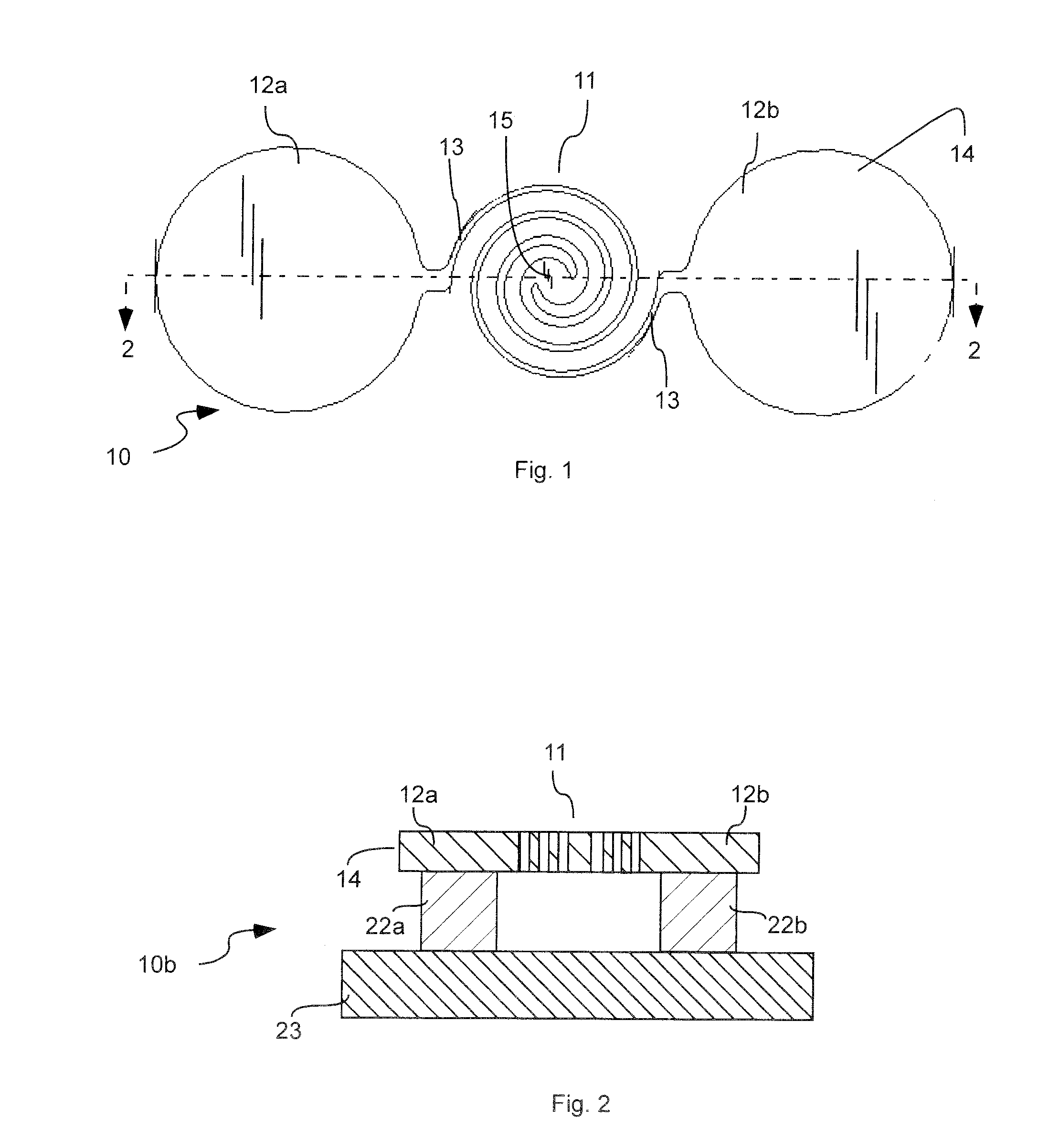 Resistively heated small planar filament