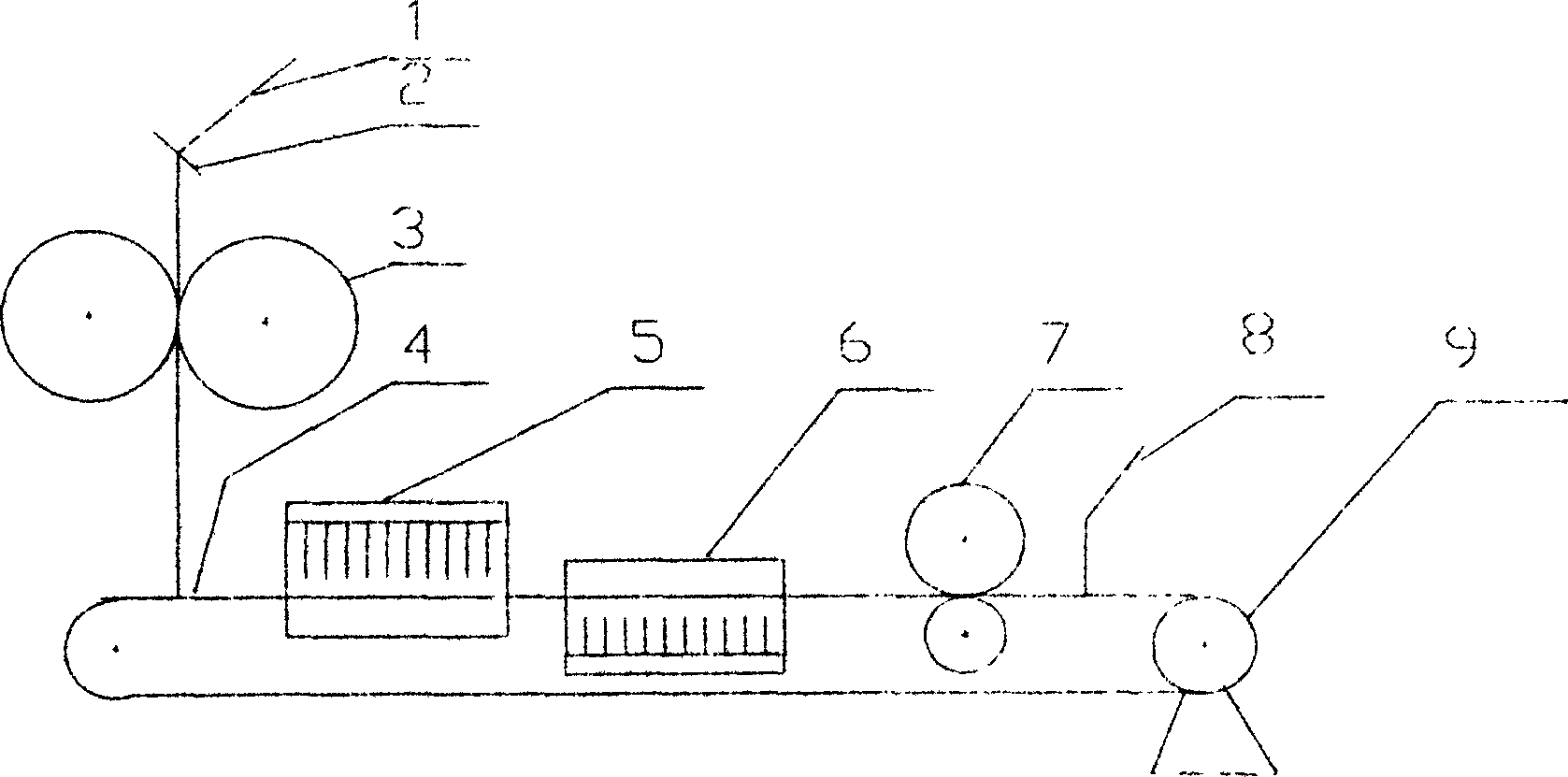 Process for making composite fabric needle felt