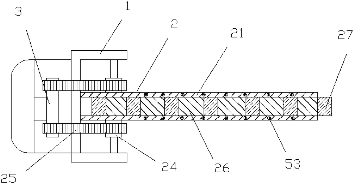 Soil loosening and mashing device for soil remediation