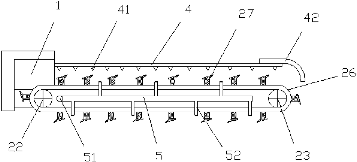 Soil loosening and mashing device for soil remediation