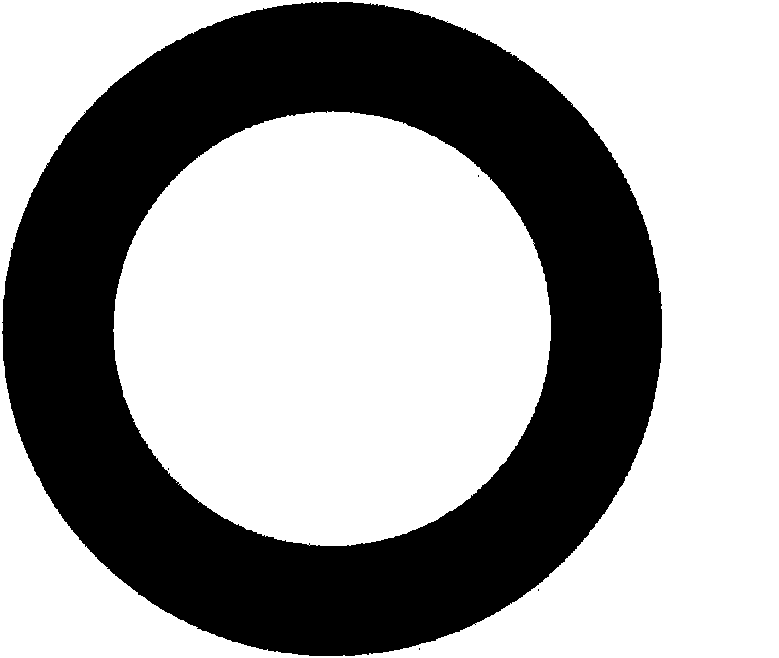 Central part reconstruction method and device of unstable resonator laser annular beam