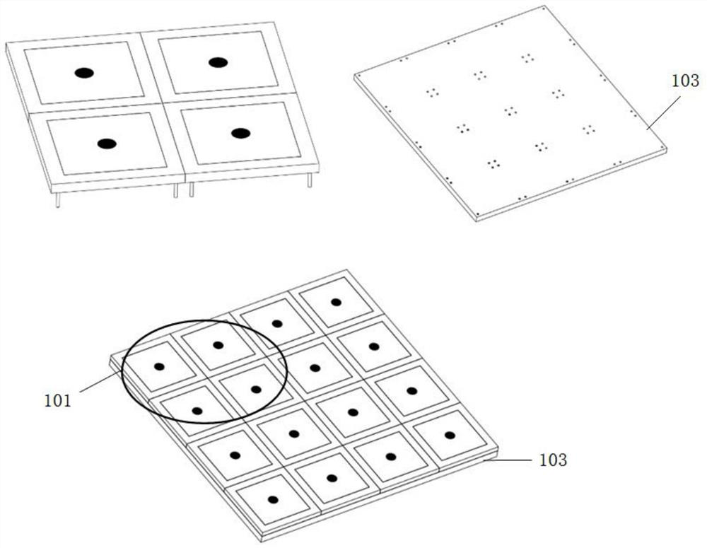 Fabricated acoustic metamaterial and acoustic baffle