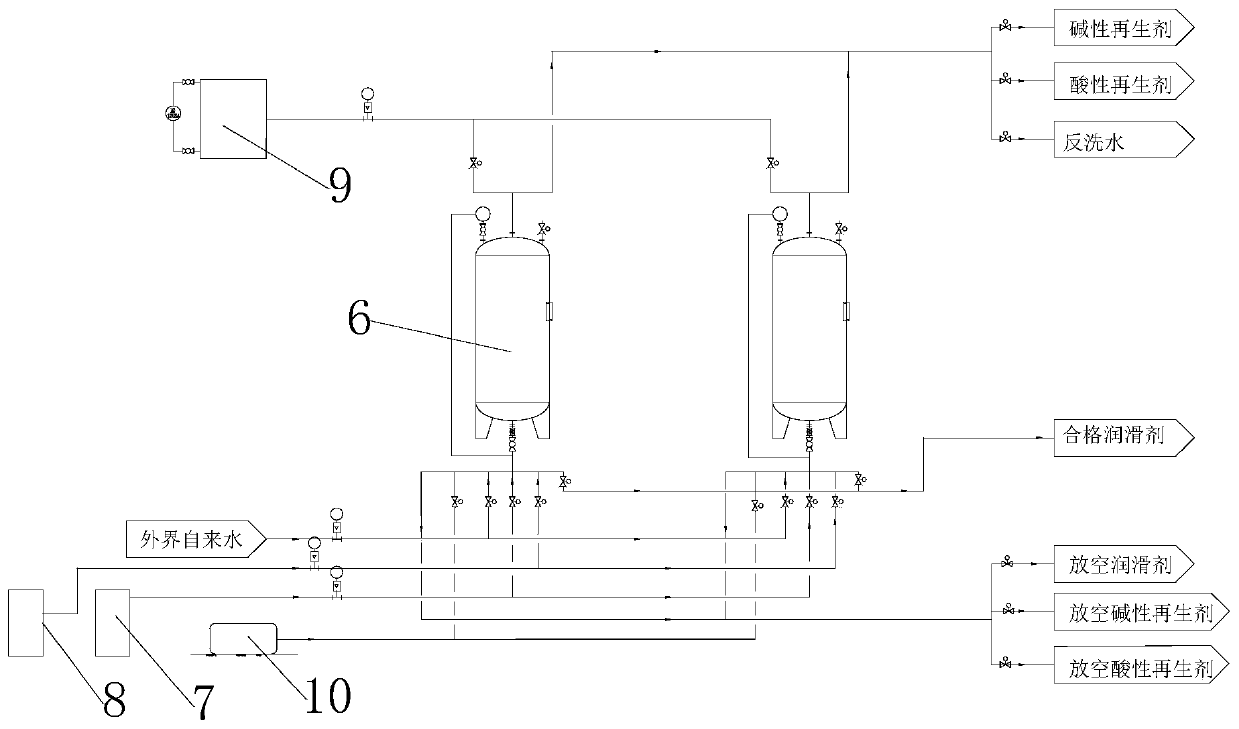 Regeneration method and system for emulsion containing heavy metal ions