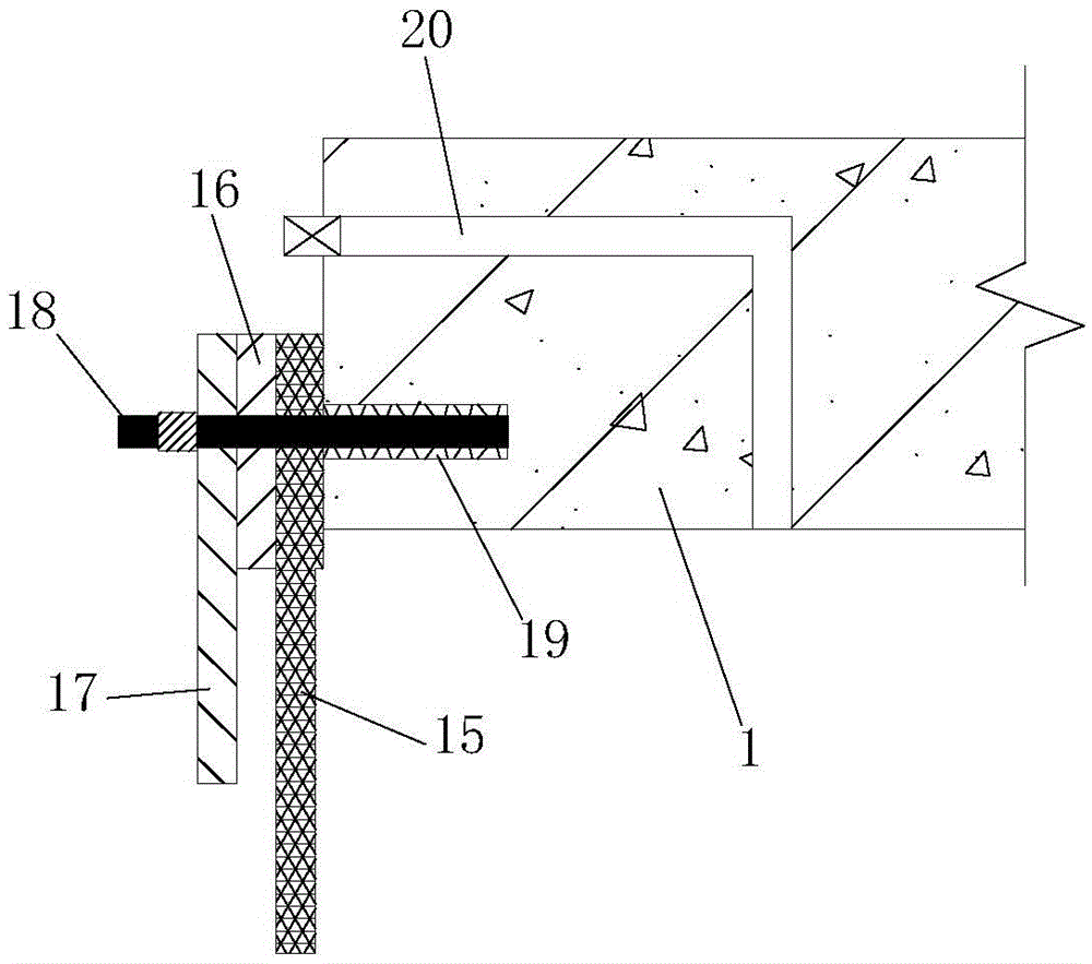 Construction method for jacking structure of pipe jacking work well