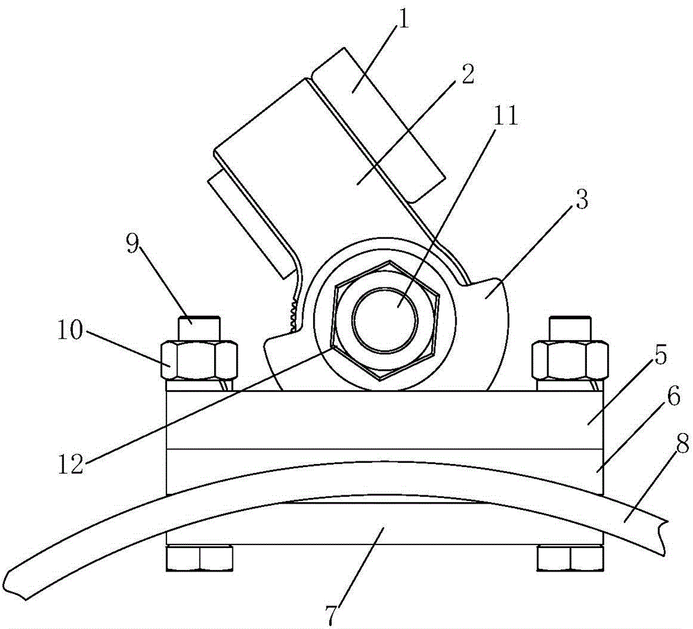 Angle adjustable type magazine tool assembly for bituminous pavement cold milling machine