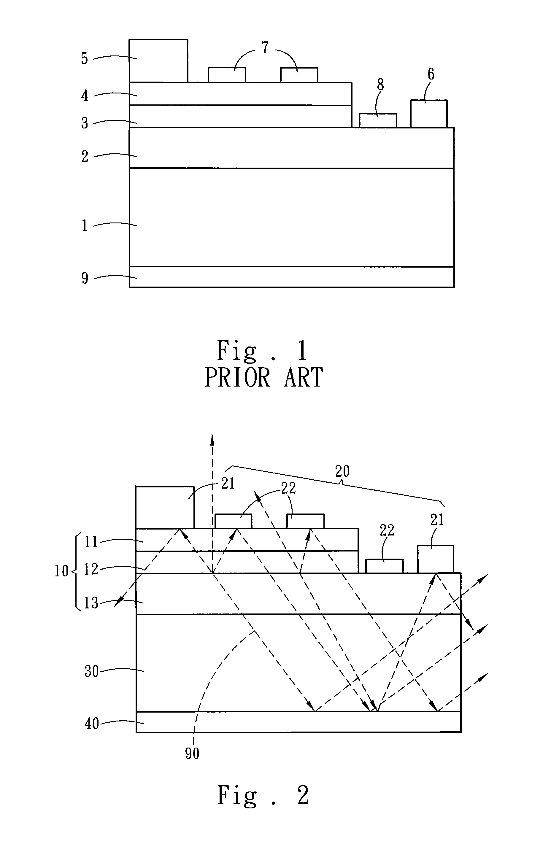 High light-extraction efficiency light-emitting diode structure