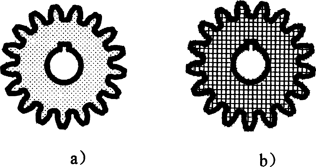 Method for near-purification formation of parts