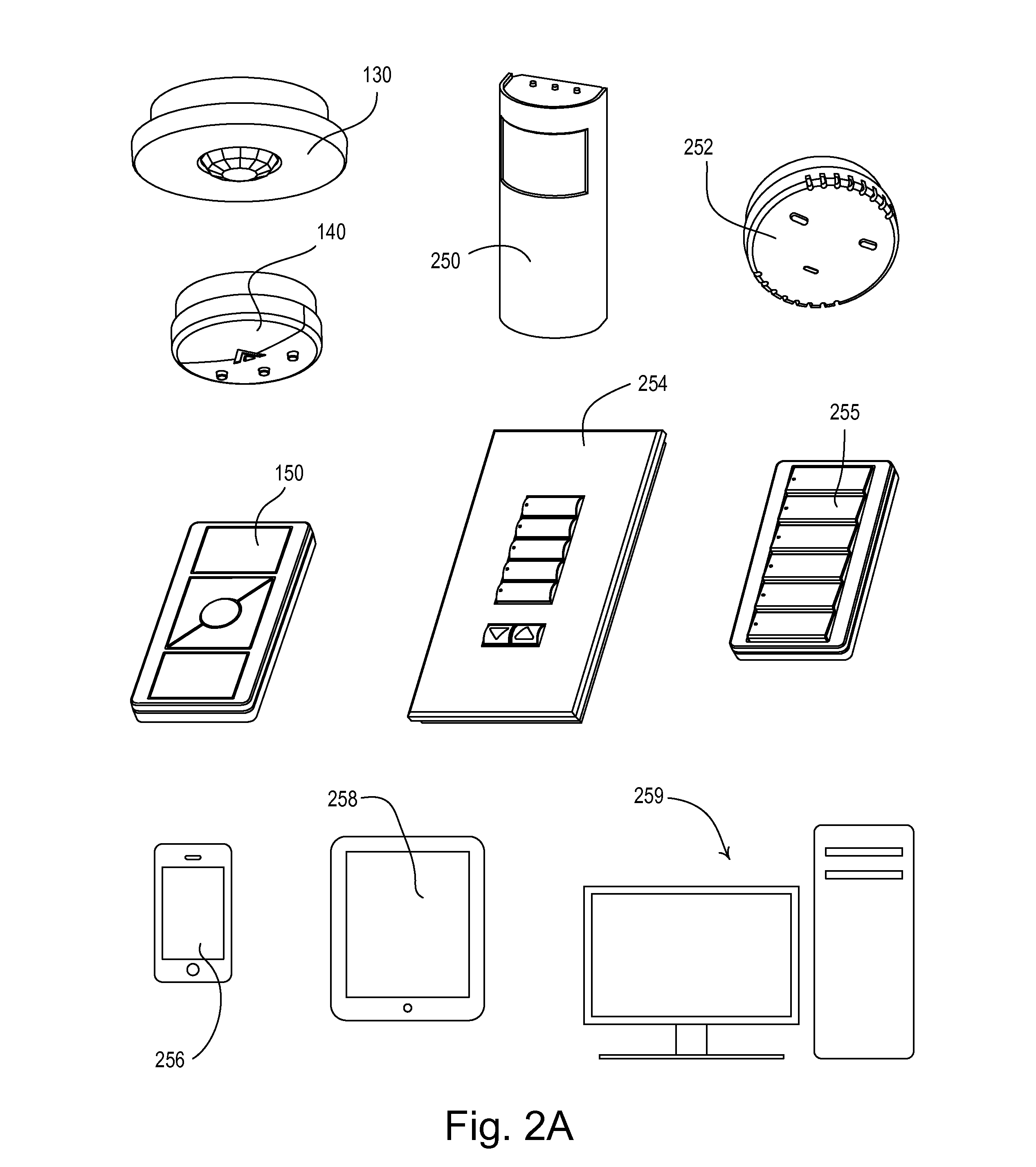 Digital load control system providing power and communication via existing power wiring