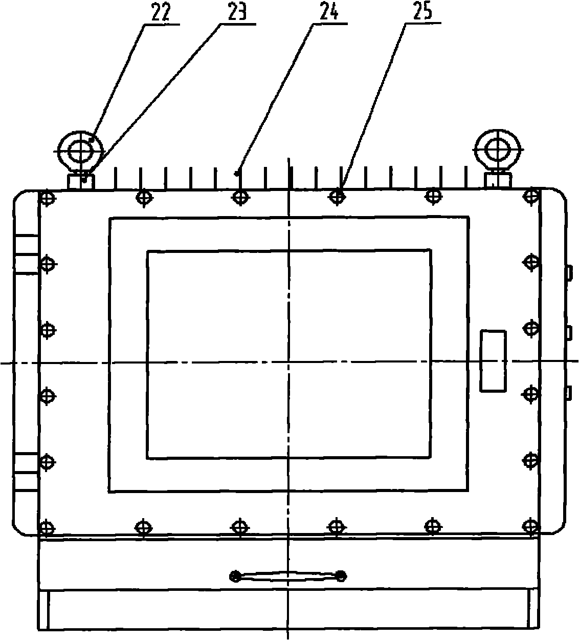 Mine operating platform for automatic water draining