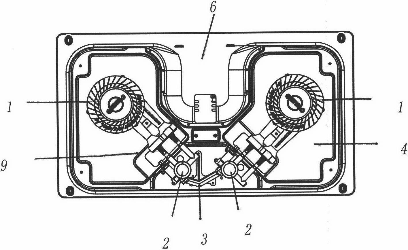 Compact type fuel gas stove