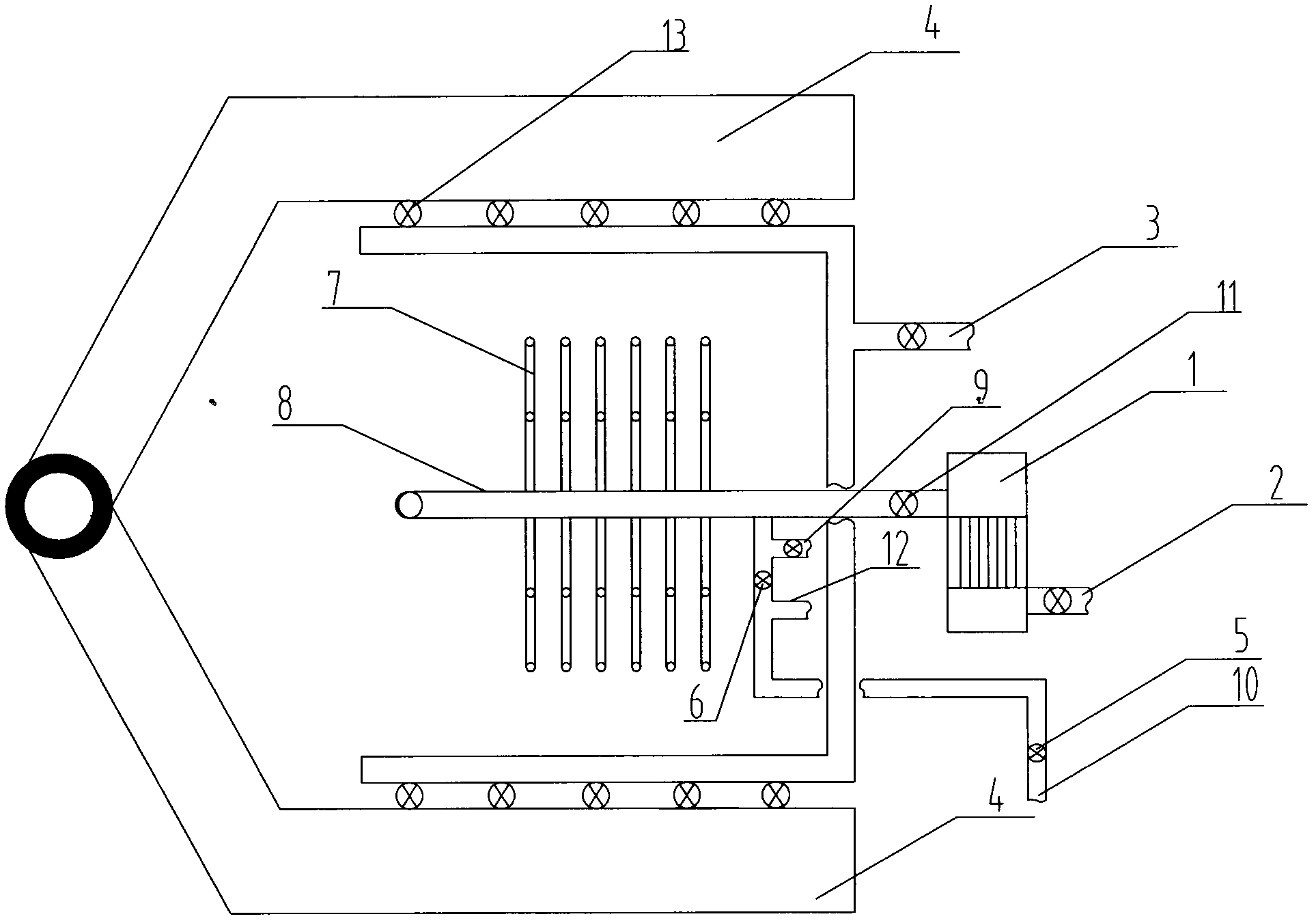 Device for preventing coke oven gas main pipe from forming negative pressure and using method thereof