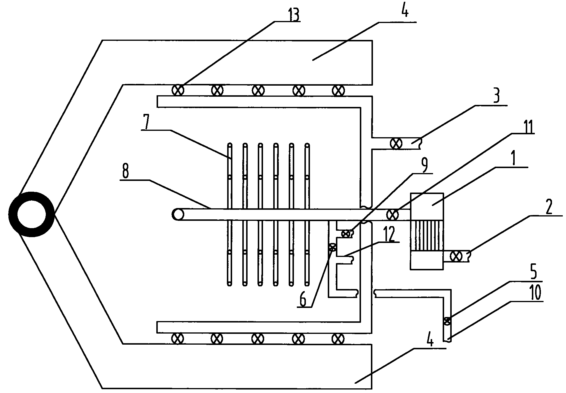 Device for preventing coke oven gas main pipe from forming negative pressure and using method thereof