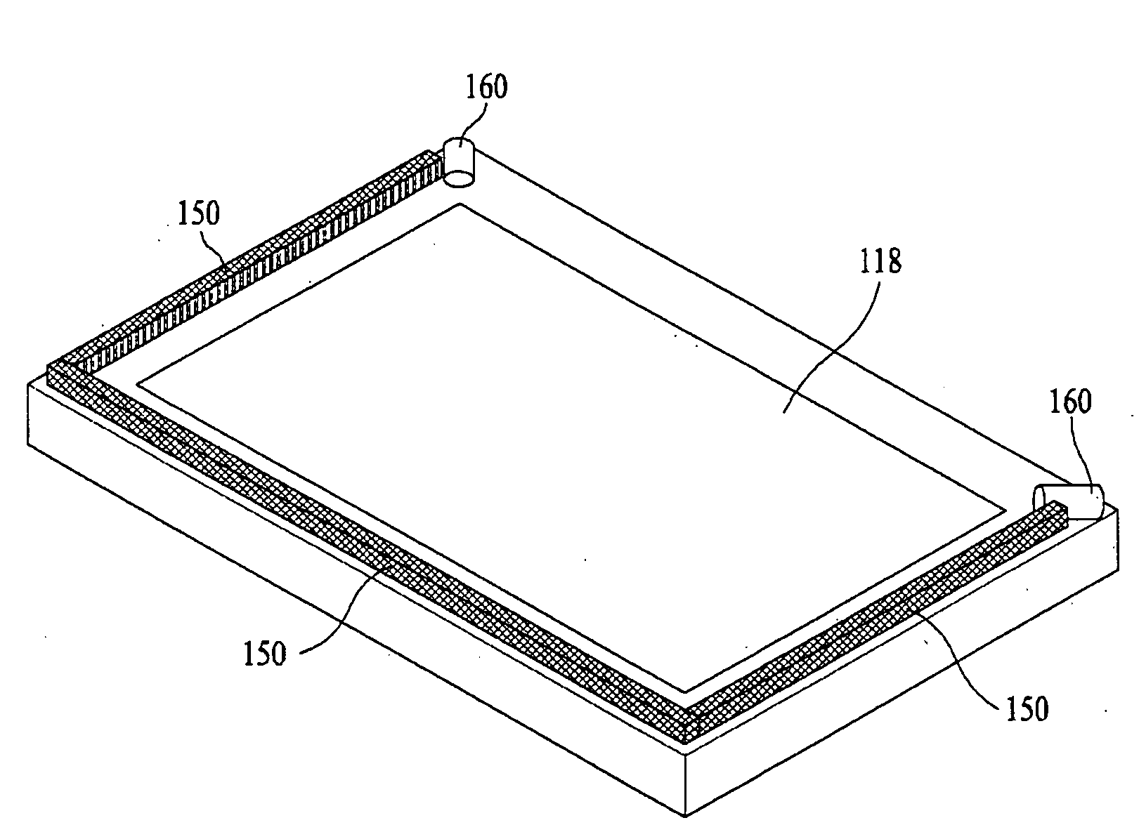 Touch panel display device