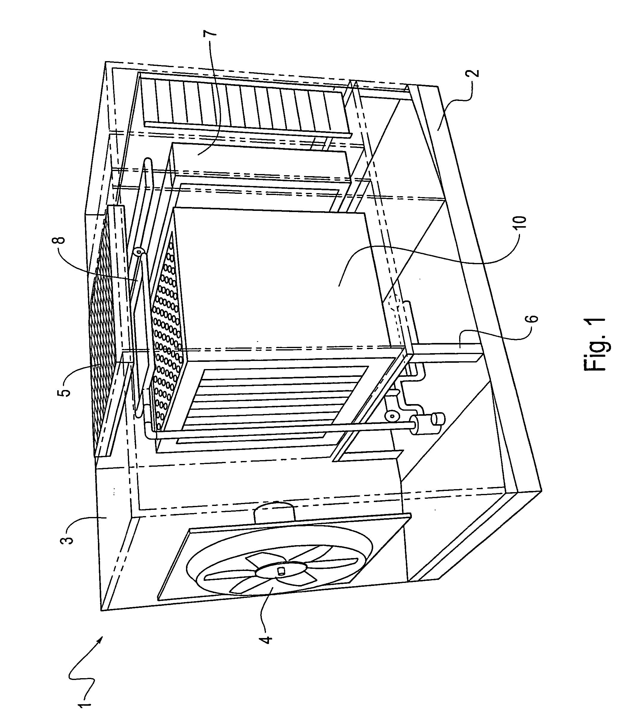 Indirect evaporative cooling heat exchanger