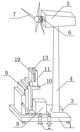 New energy wind-driven generator cleaning and maintaining method