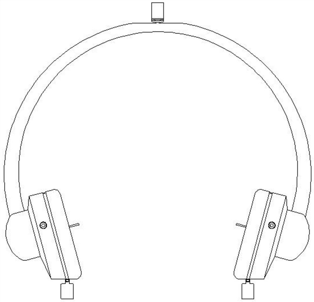 Head-mounted ear canal cleaning device and method