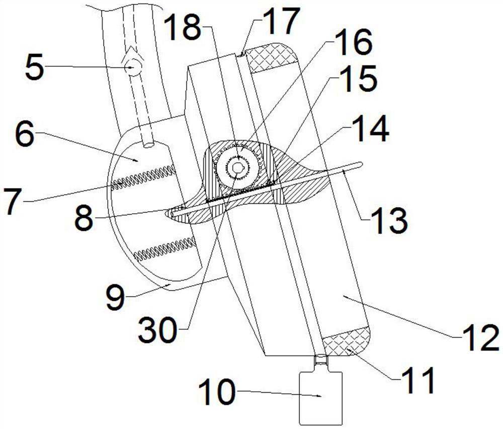 Head-mounted ear canal cleaning device and method