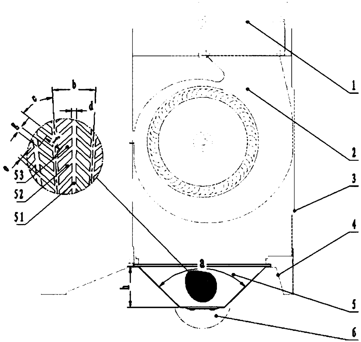 A bionic filter used in a range hood