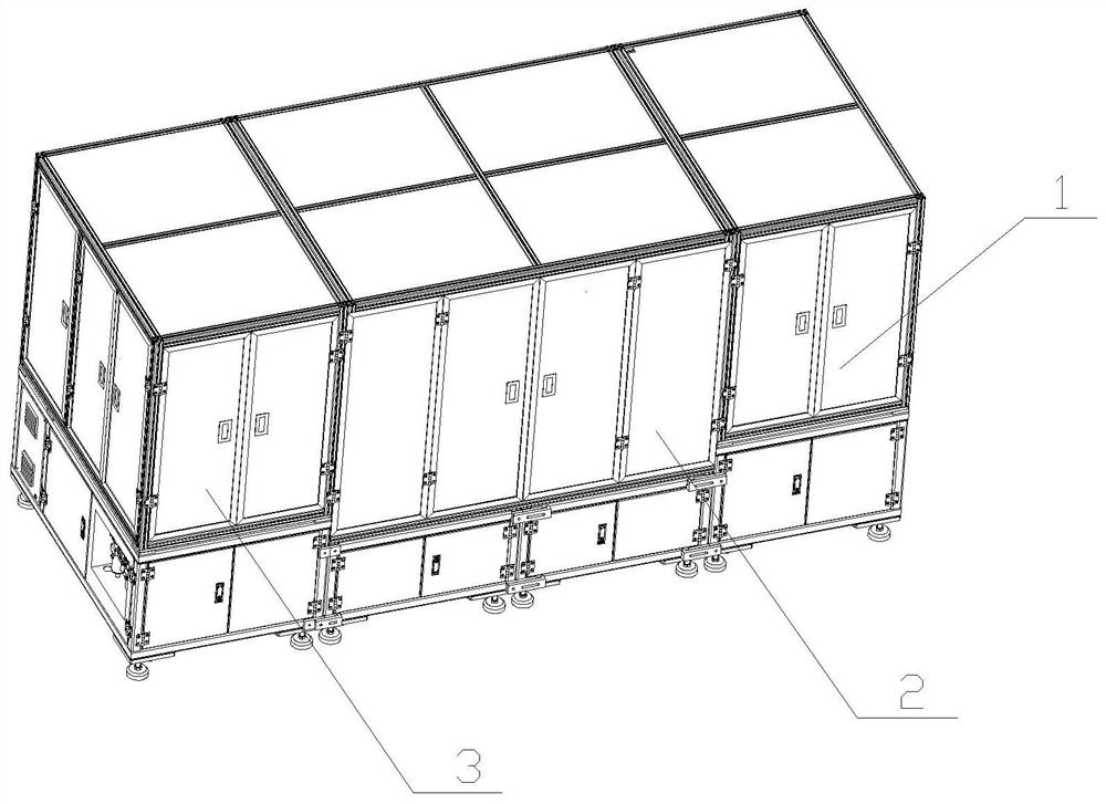 Novel intelligent sole pasting production line