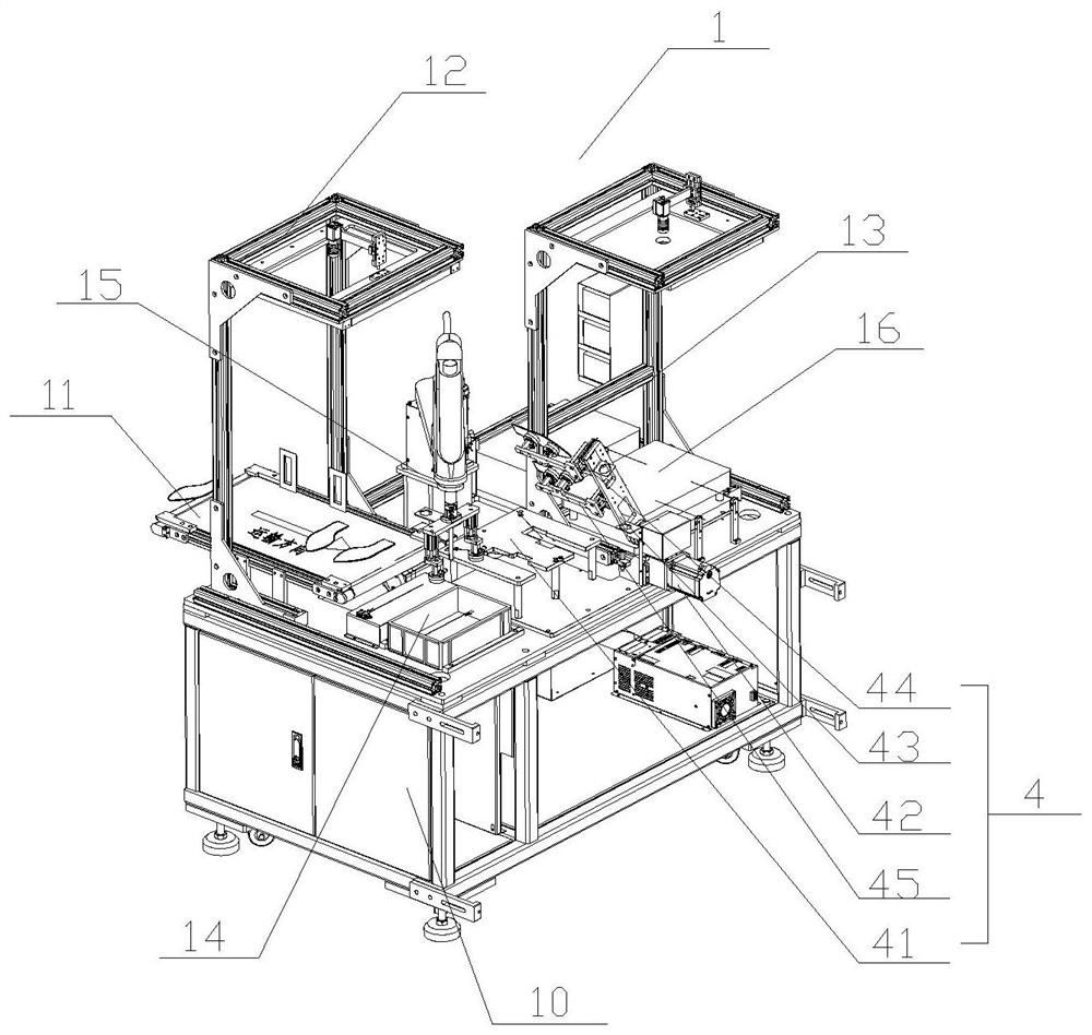 Novel intelligent sole pasting production line