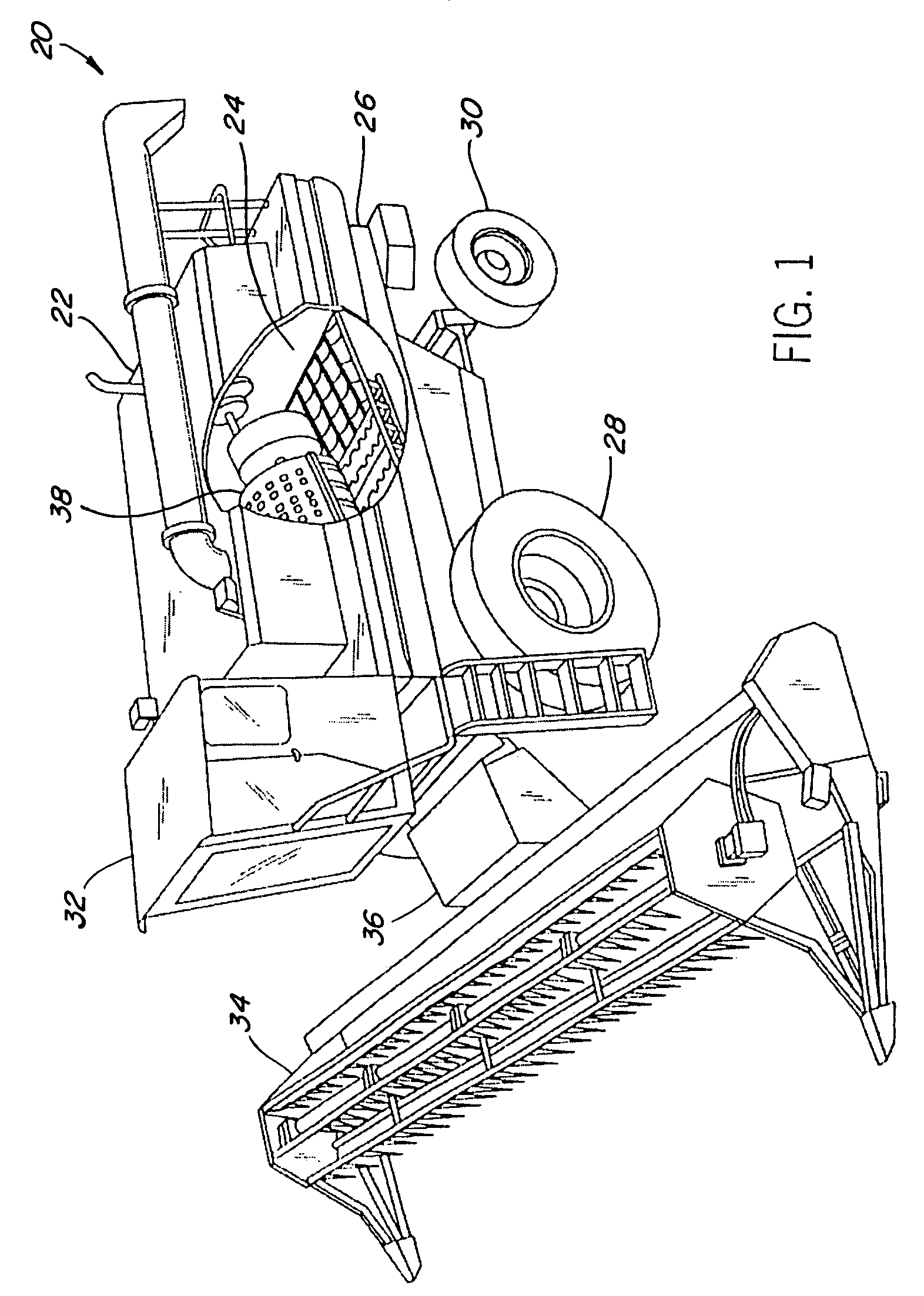 System and method for positively discharging crop residue from a combine