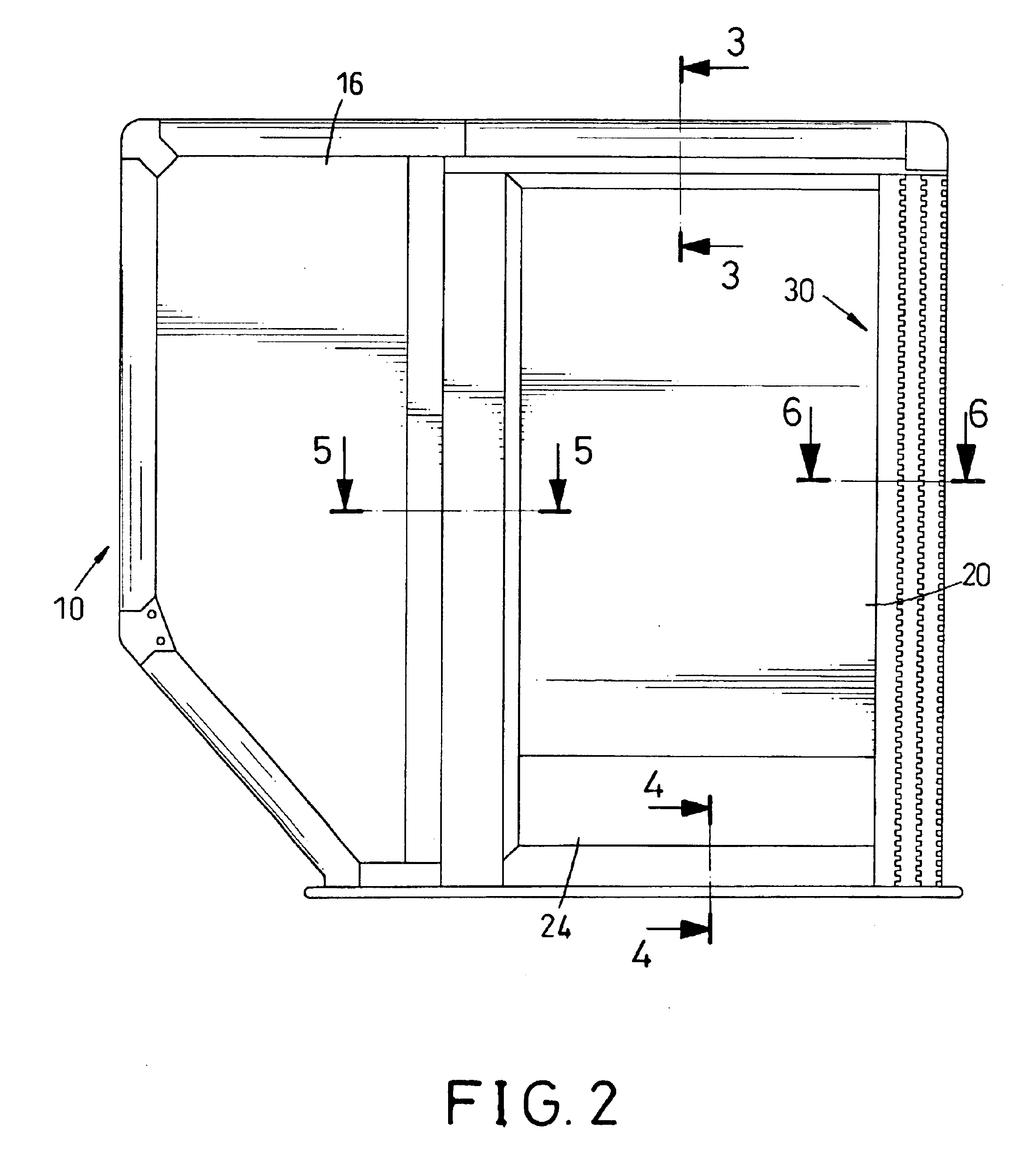 Strengthened door for a blast-resistant cargo container