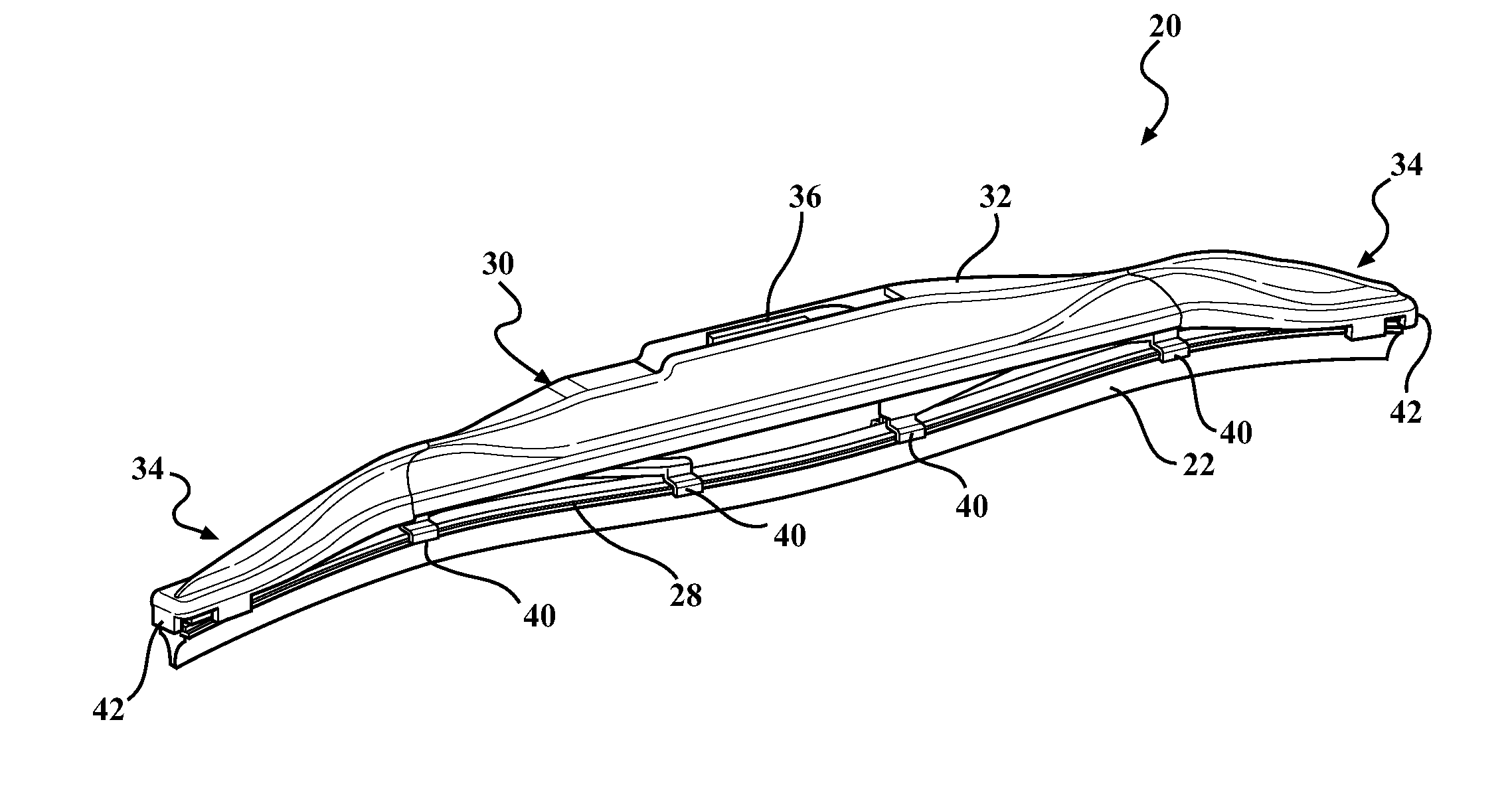 Windscreen wiper device