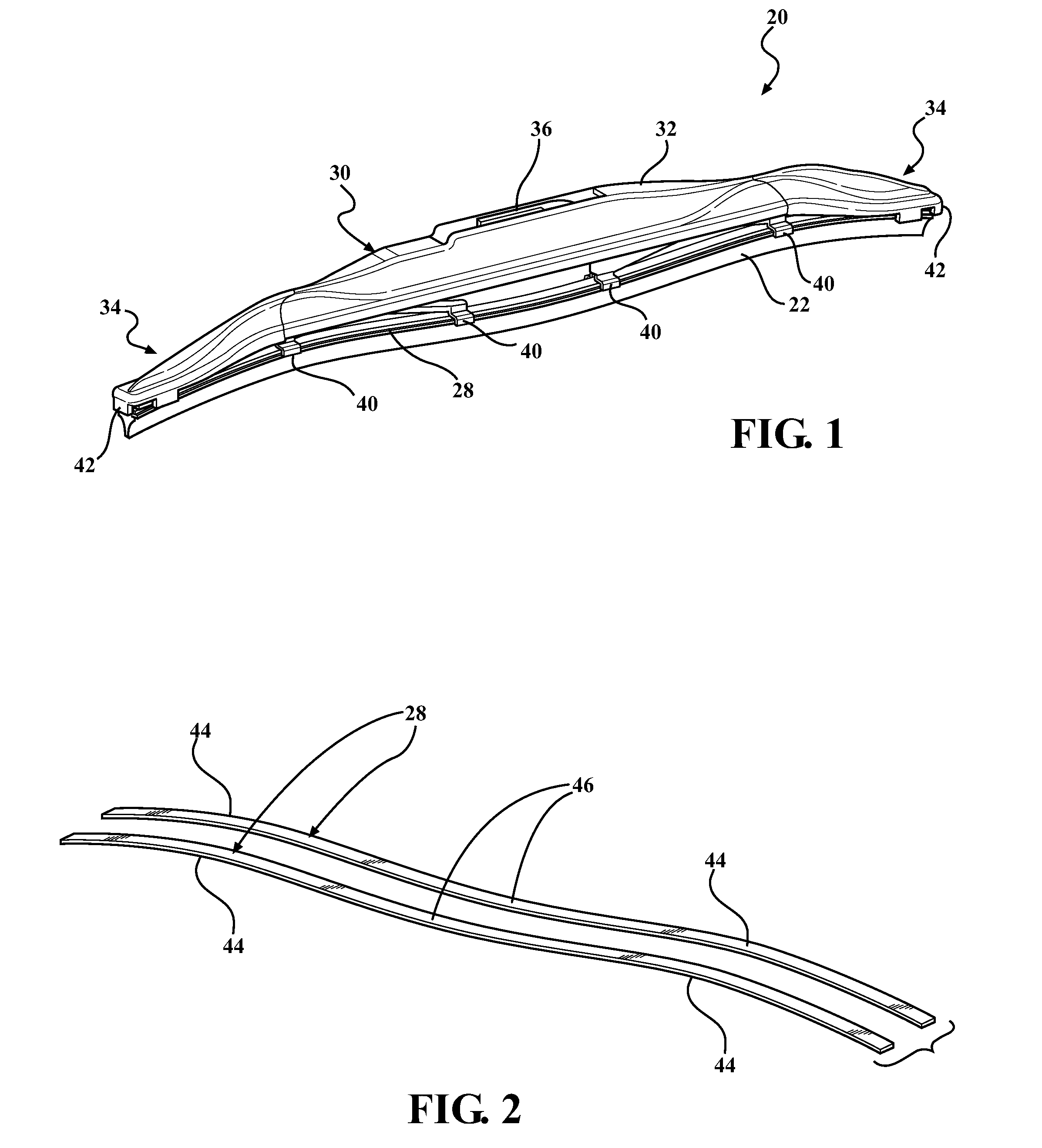 Windscreen wiper device