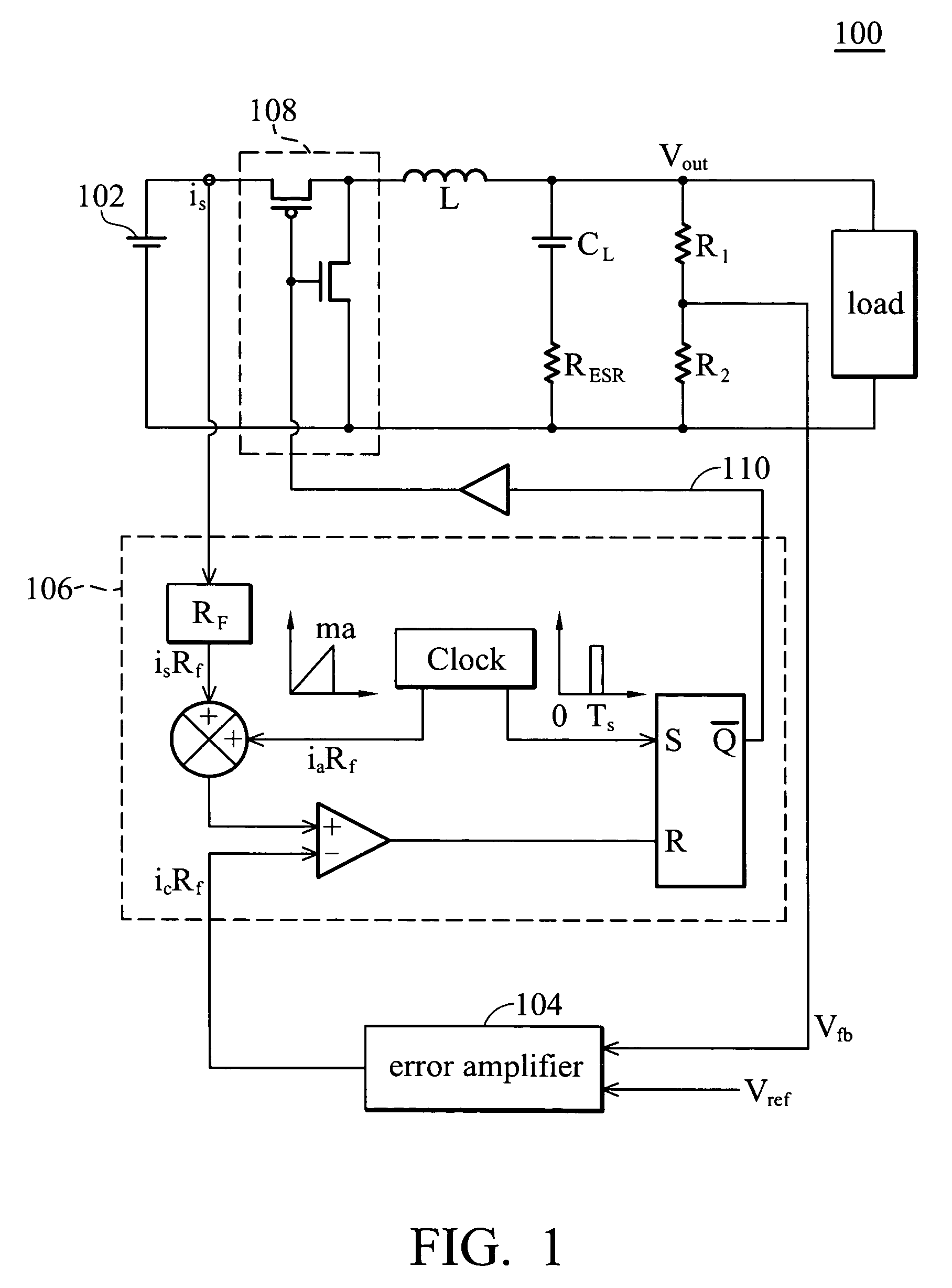 DC-DC converter and error amplifier thereof