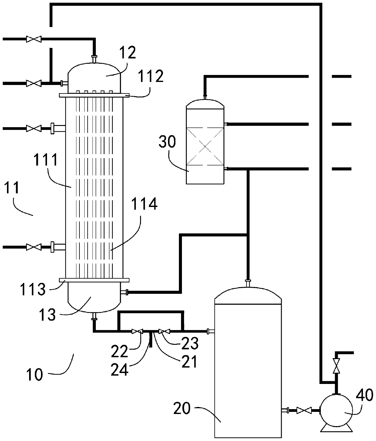 High-concentration sodium hypochlorite co-production device and method