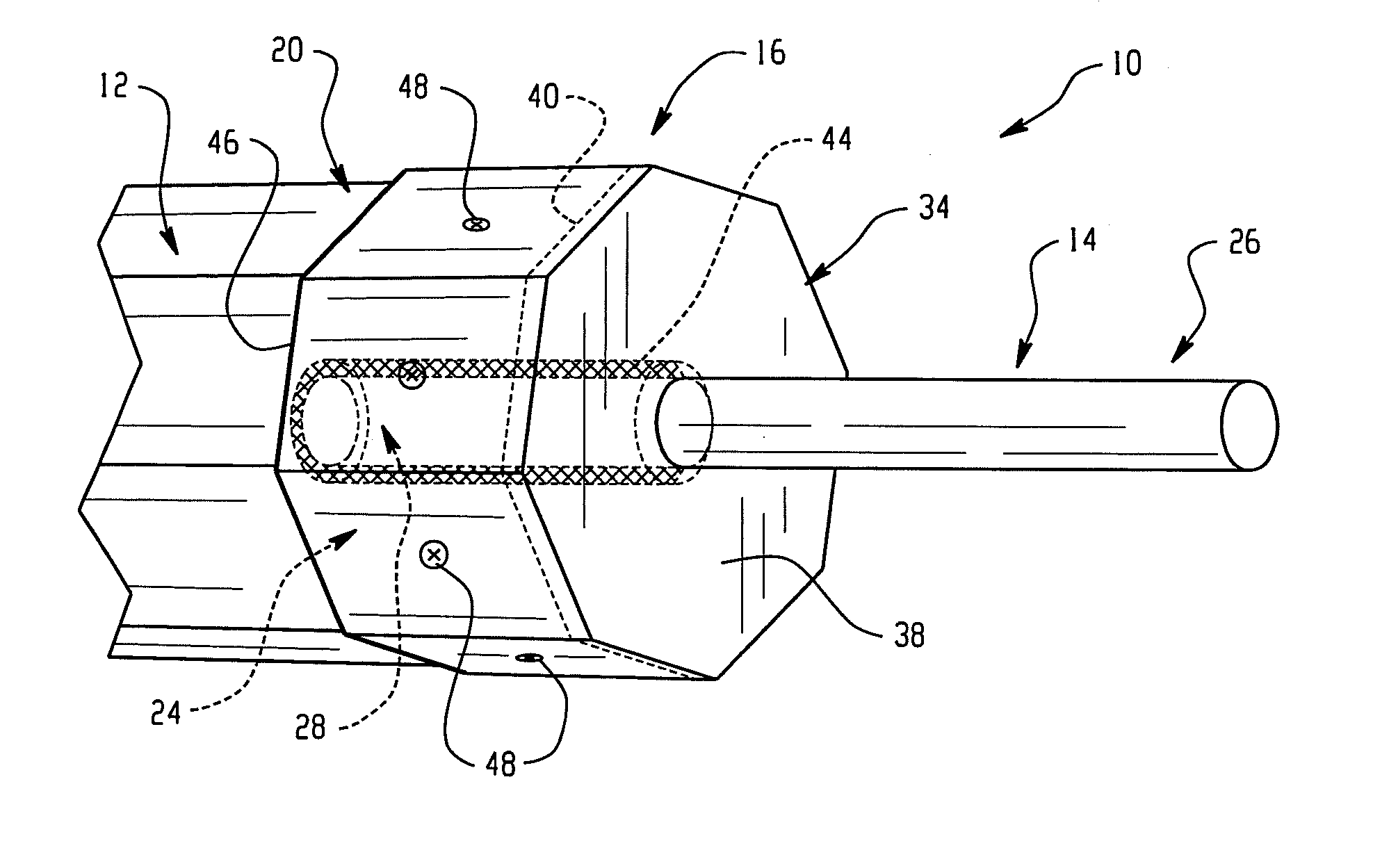 Tent pole apparatus with pin member and pole cap