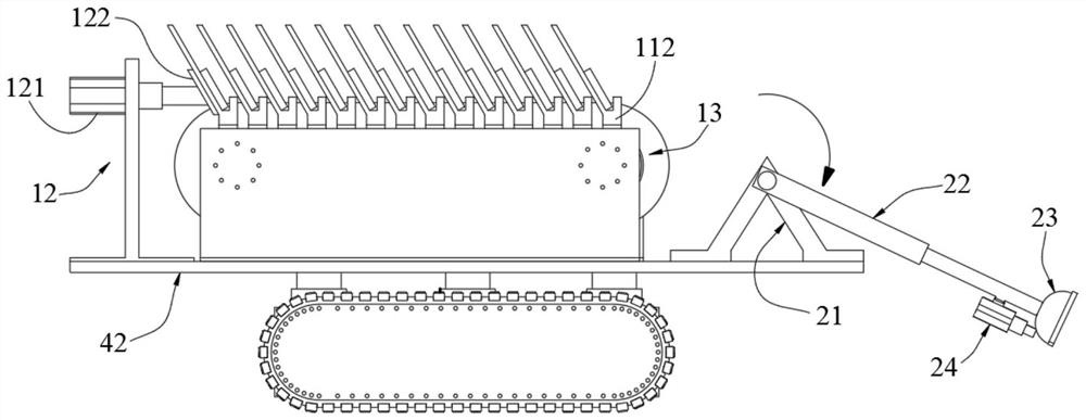 Automatic installation equipment and installation method of geothermal floor