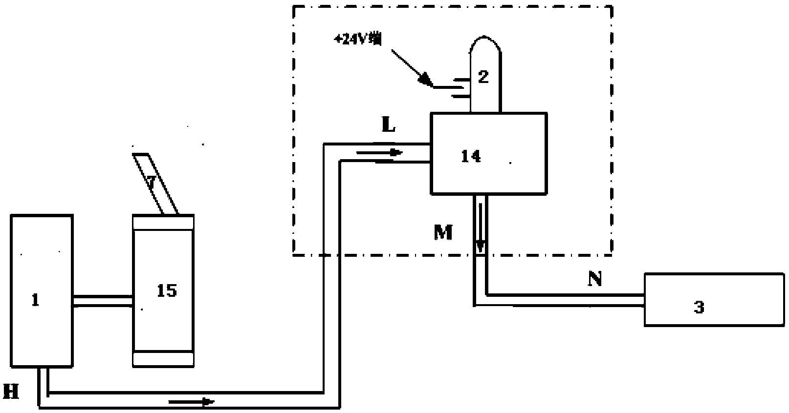 Heavy-duty truck pneumatic brake device based on wireless remote control