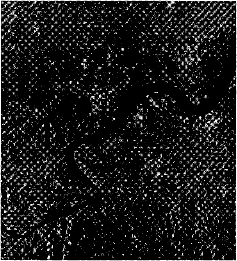 Automatic detection method for airport of large-size space-borne SAR image