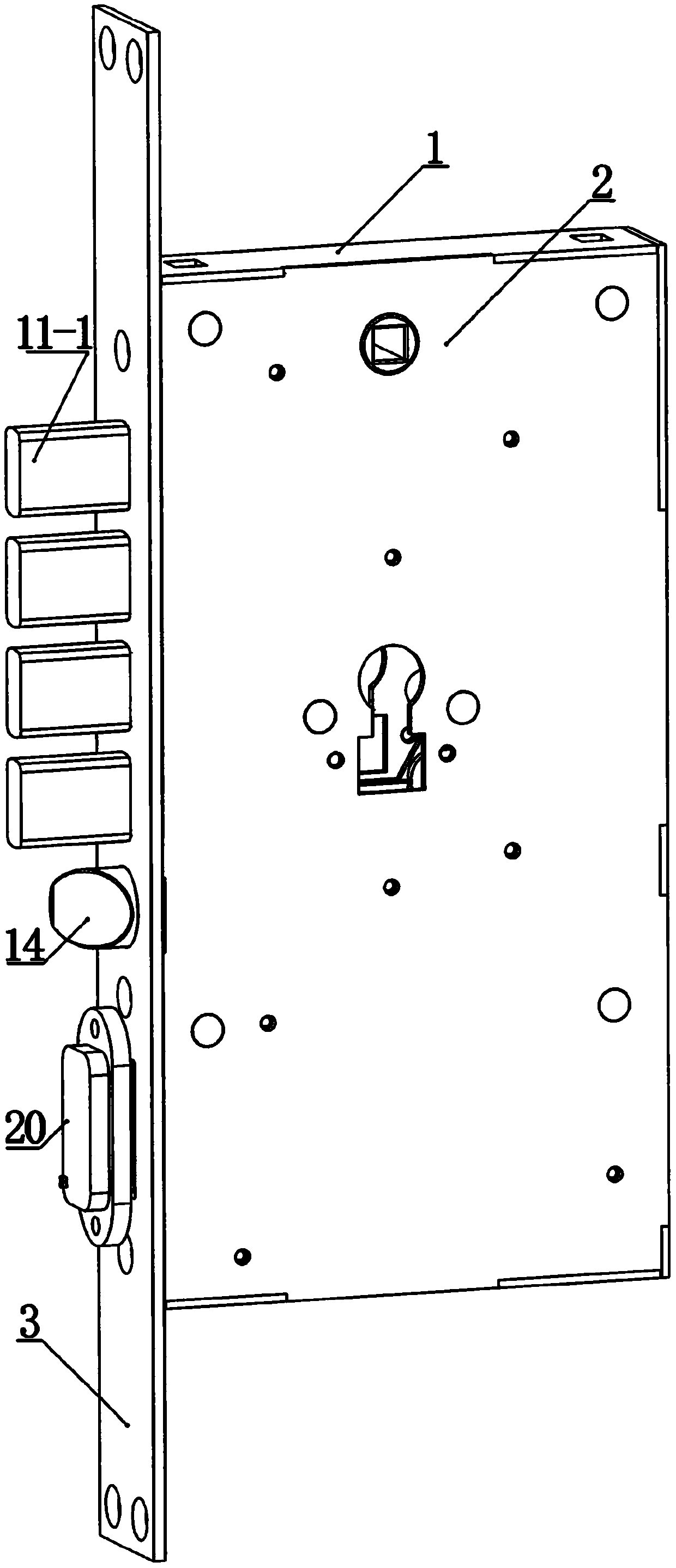 Intelligent lock structure