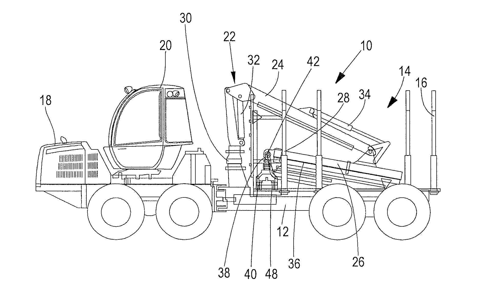 Method and system for controlling the crane of a working machine by using boom tip control