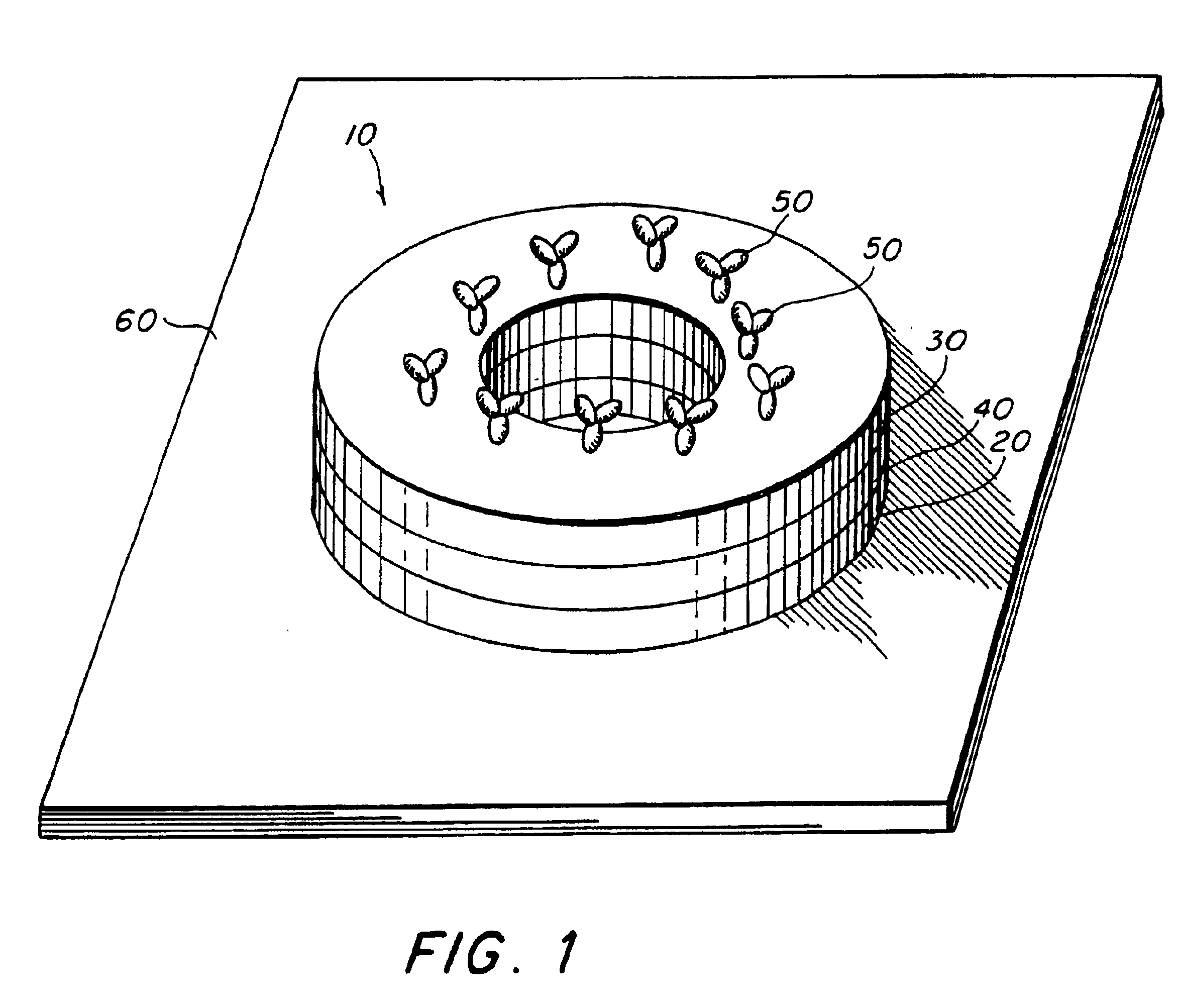 High efficiency magnetic sensor for magnetic particles