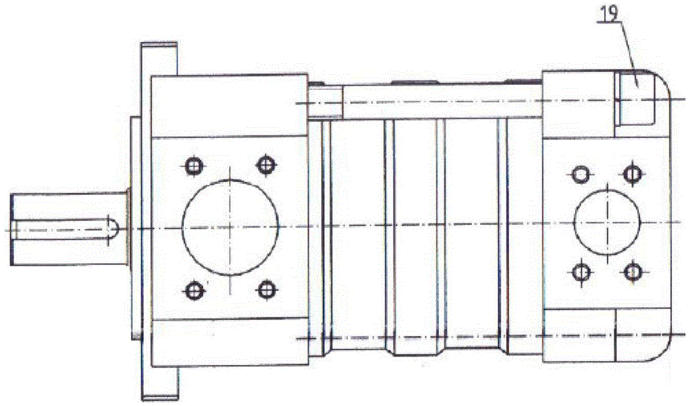 Low-noise long-life turning internal gear pump and manufacturing method thereof