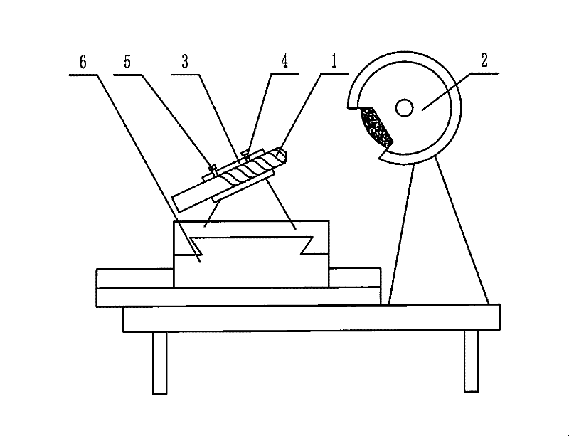 Numerical control drill double relief angle blade milling machine