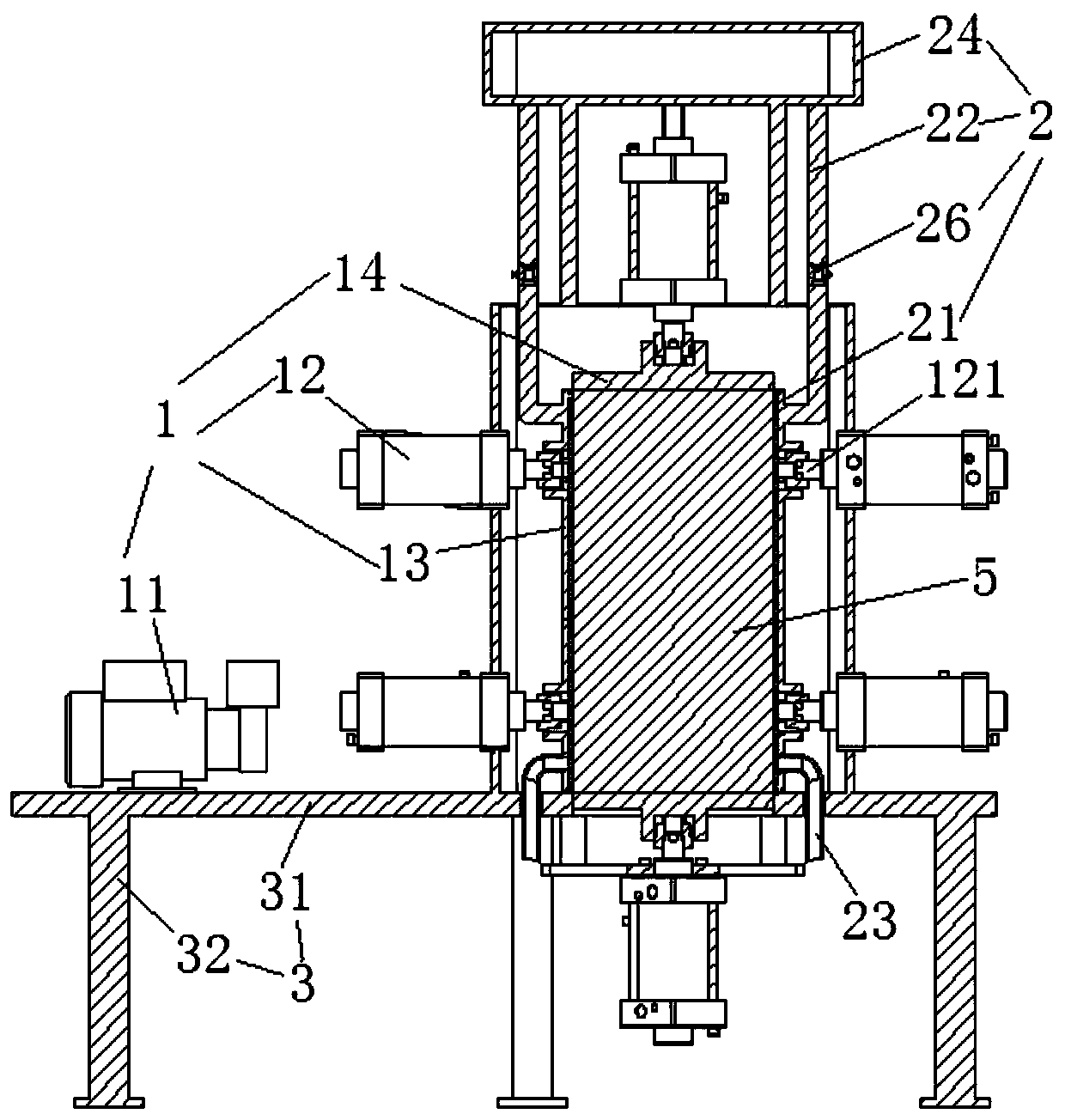 A rock pressurized imbibition device