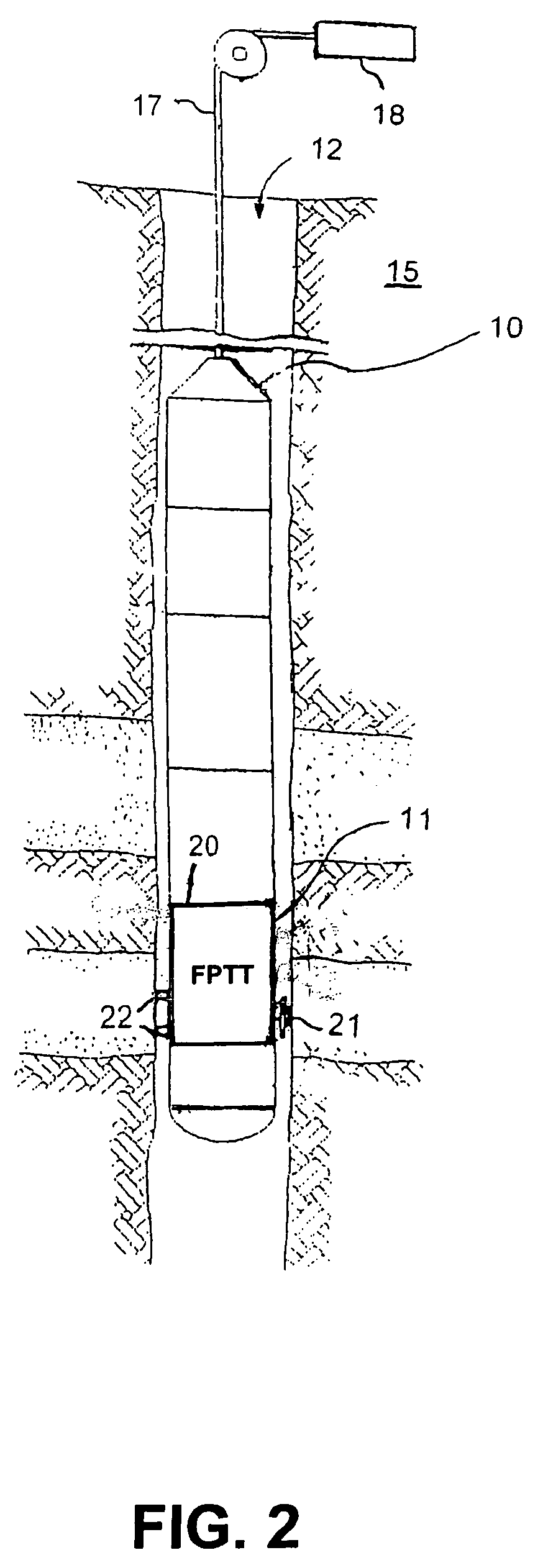 Determining the pressure of formation fluid in earth formations surrounding a borehole