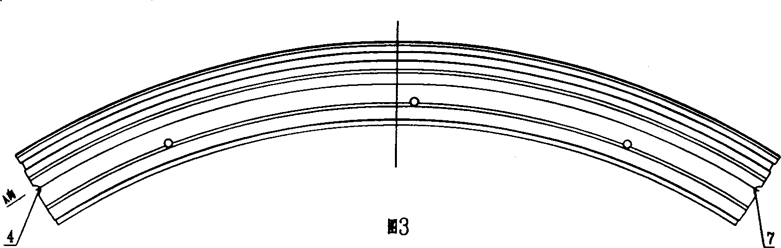 Connected positioning method for lining-built tunnel piping