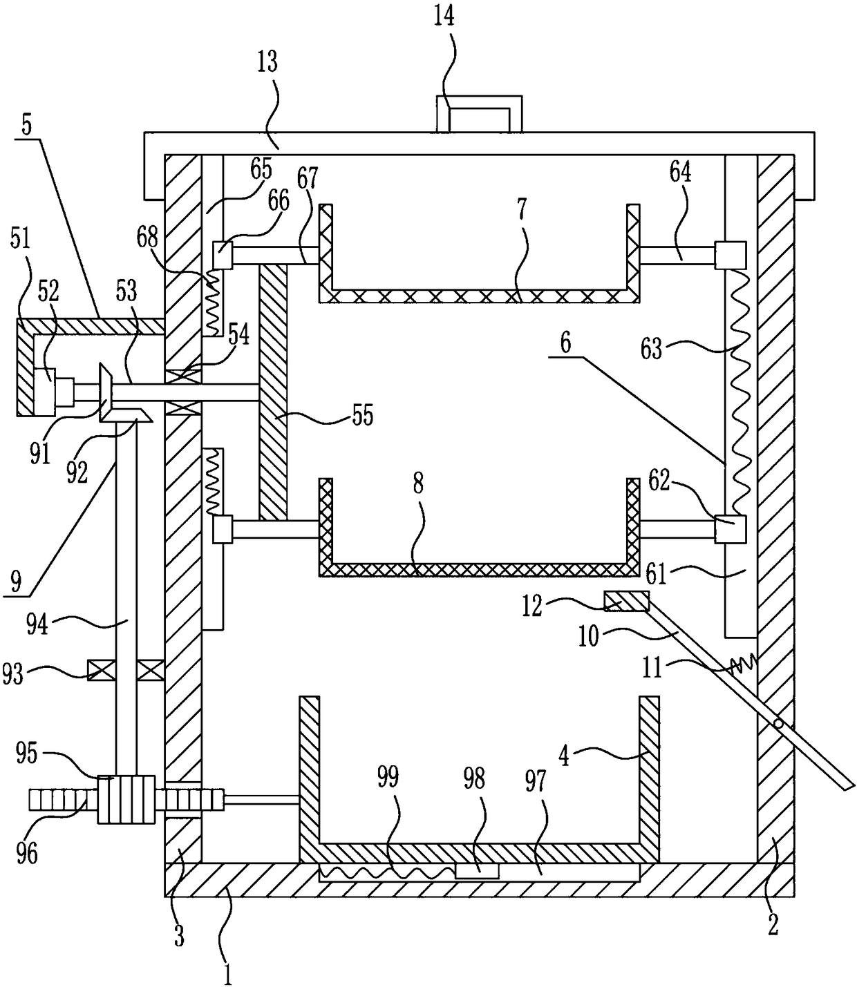 Secondary screening equipment for producing petroleum asphalt