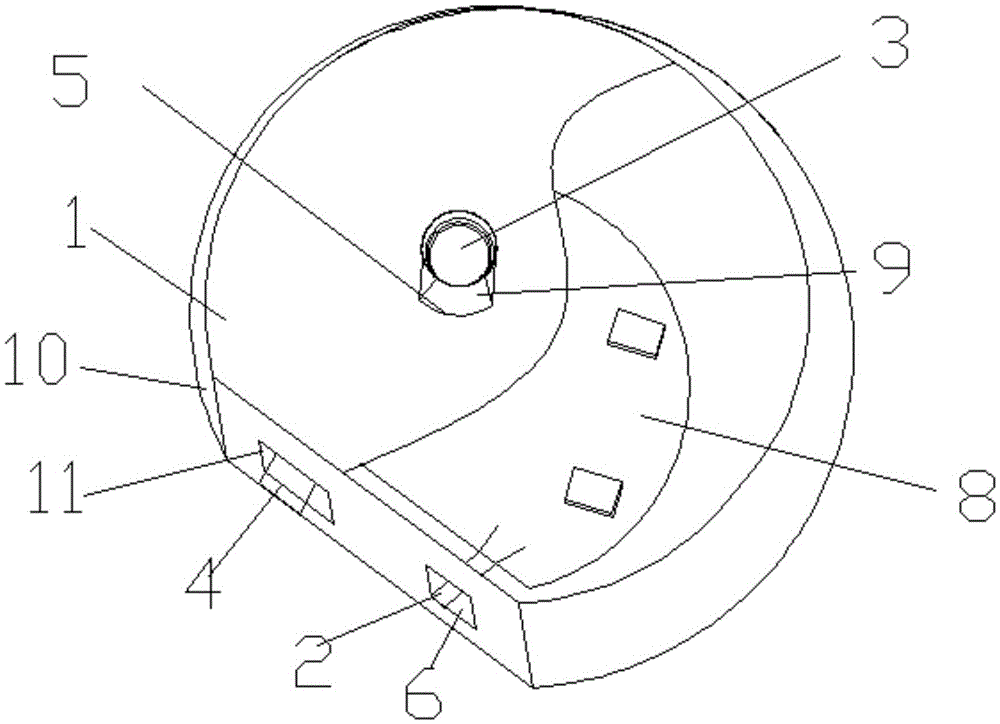 Wide-range photographing automobile data recorder