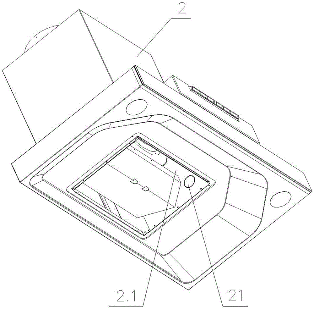 Range hood with cold wind blowing function