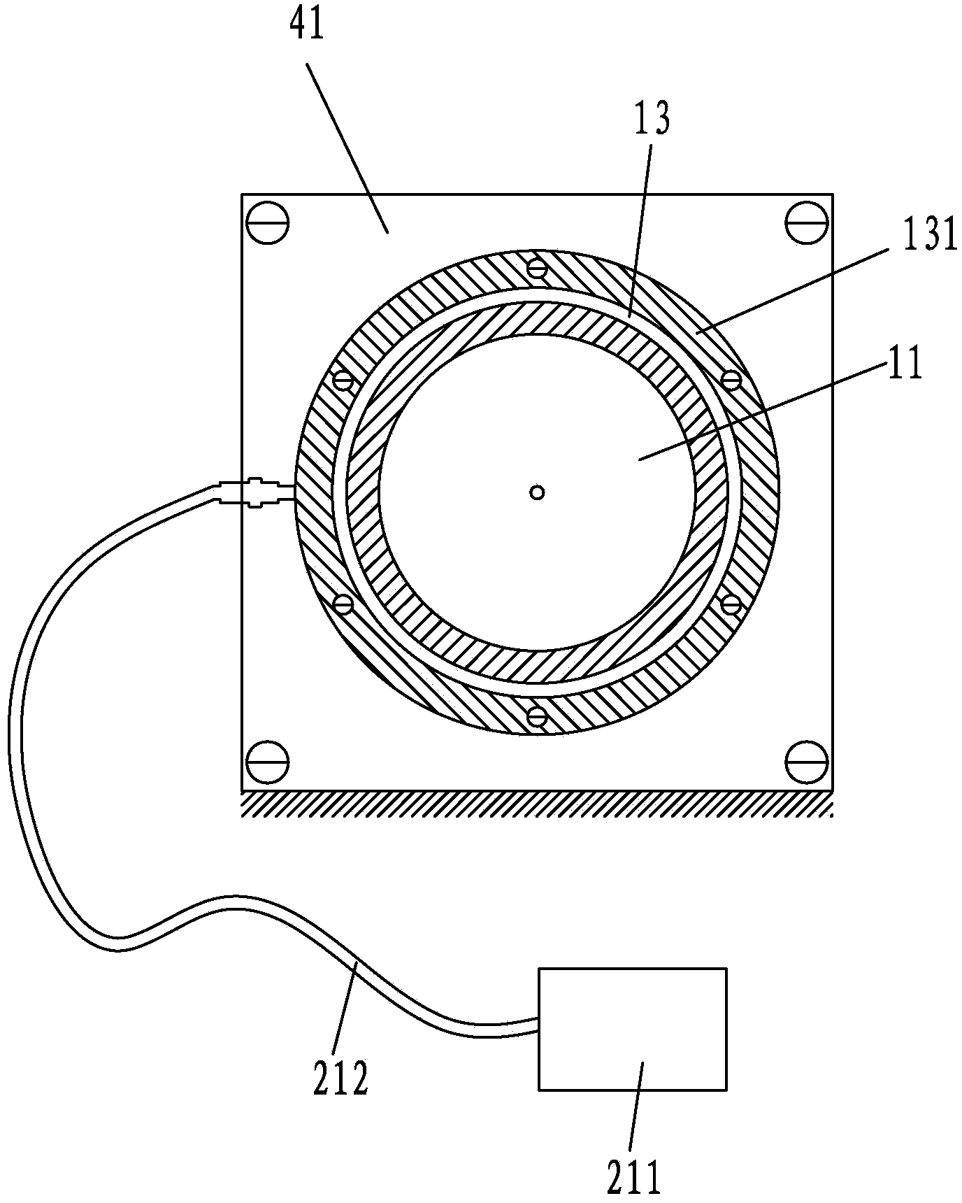 Pressurized grouting test device and method for rock specimens