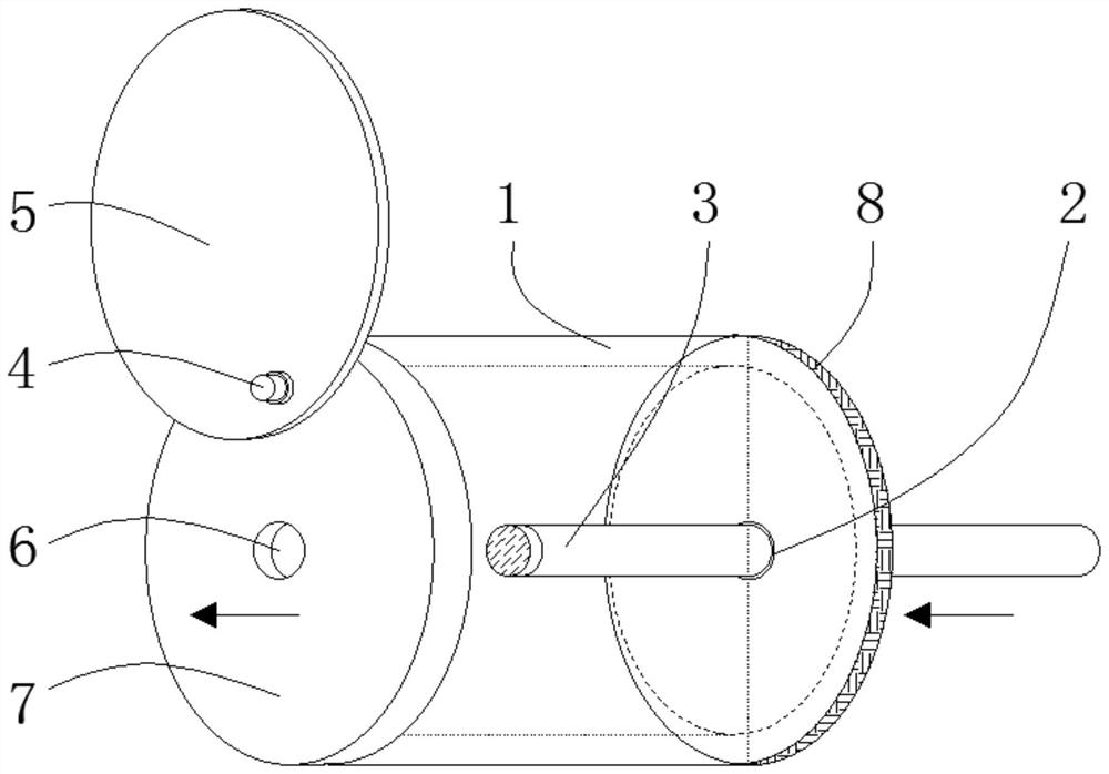 Observation device applied to parasitic wasps and manufacturing method thereof