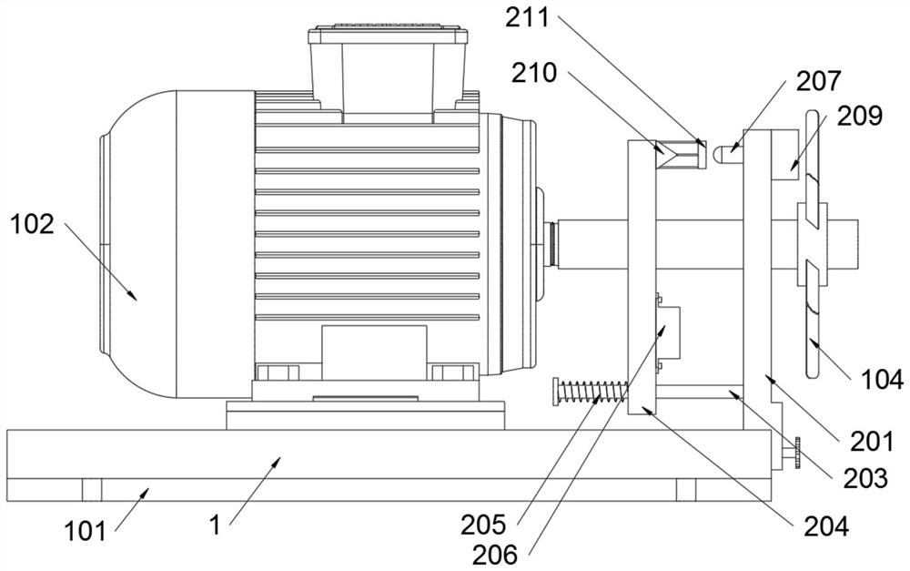 Motor shell electrostatic protection device